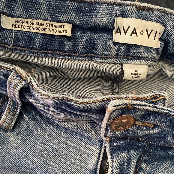 Ava & Viv• Light Blue• Ankle Denim - Picture 5 of 6